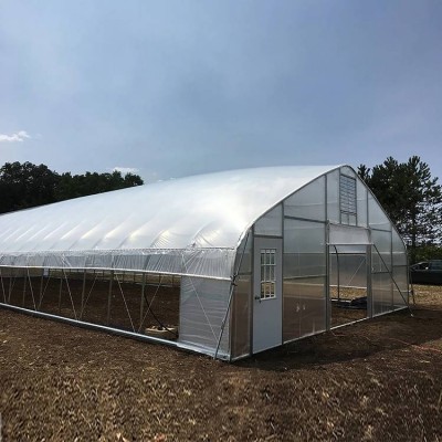 One One Easy And Simple To Handle Cheap Metal Frame For Outdoor Greenhouse Garden Foil Tunnels Poly House Agriculture Greenhouse